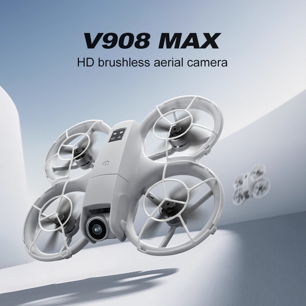 V908MAX RC Drone with Camera, with Headless Mode, 360° Flip, One-Key Takeoff/Lan