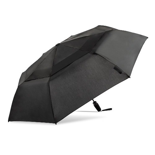 Canopi by ShedRain Windpro Vented Auto Open Auto Close 47" Rain Umbrella - Black