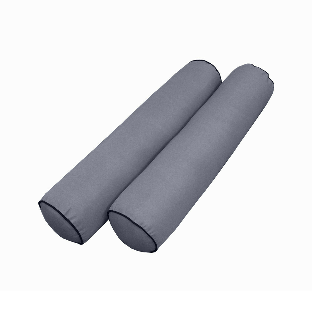 Style5 Full Daybed Mattress Bolster Contrast Piped Slipcover Complete Set AD001