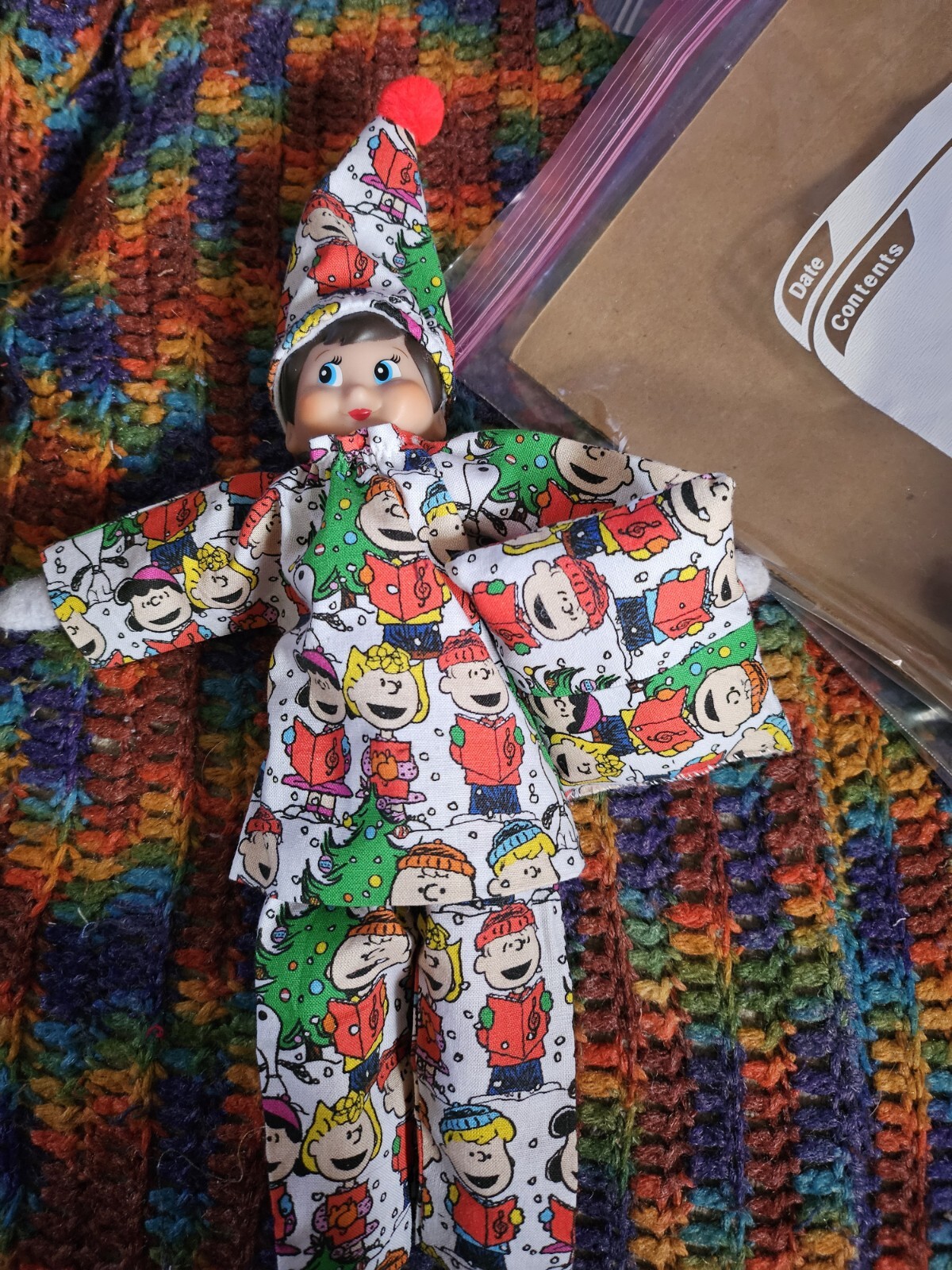 SALE:  ELF PAJAMAS PEANUTS