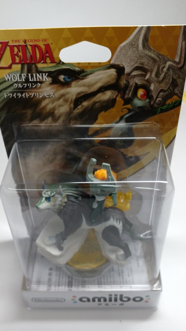 AMIIBO Wolf Link (Unopened) Model NVL C AKAA NINTENDO