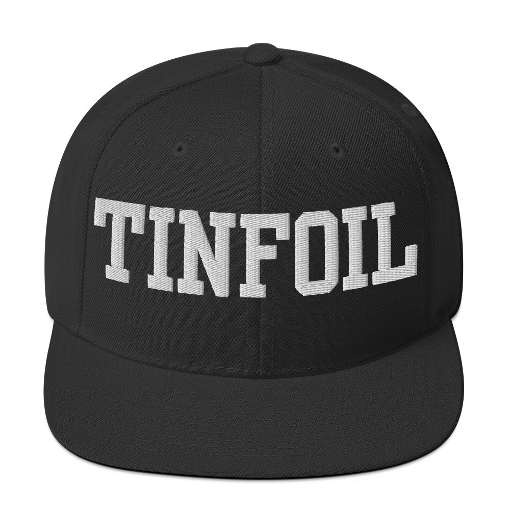 Tinfoil Hat Aluminum Foil Hat Snapback Hat