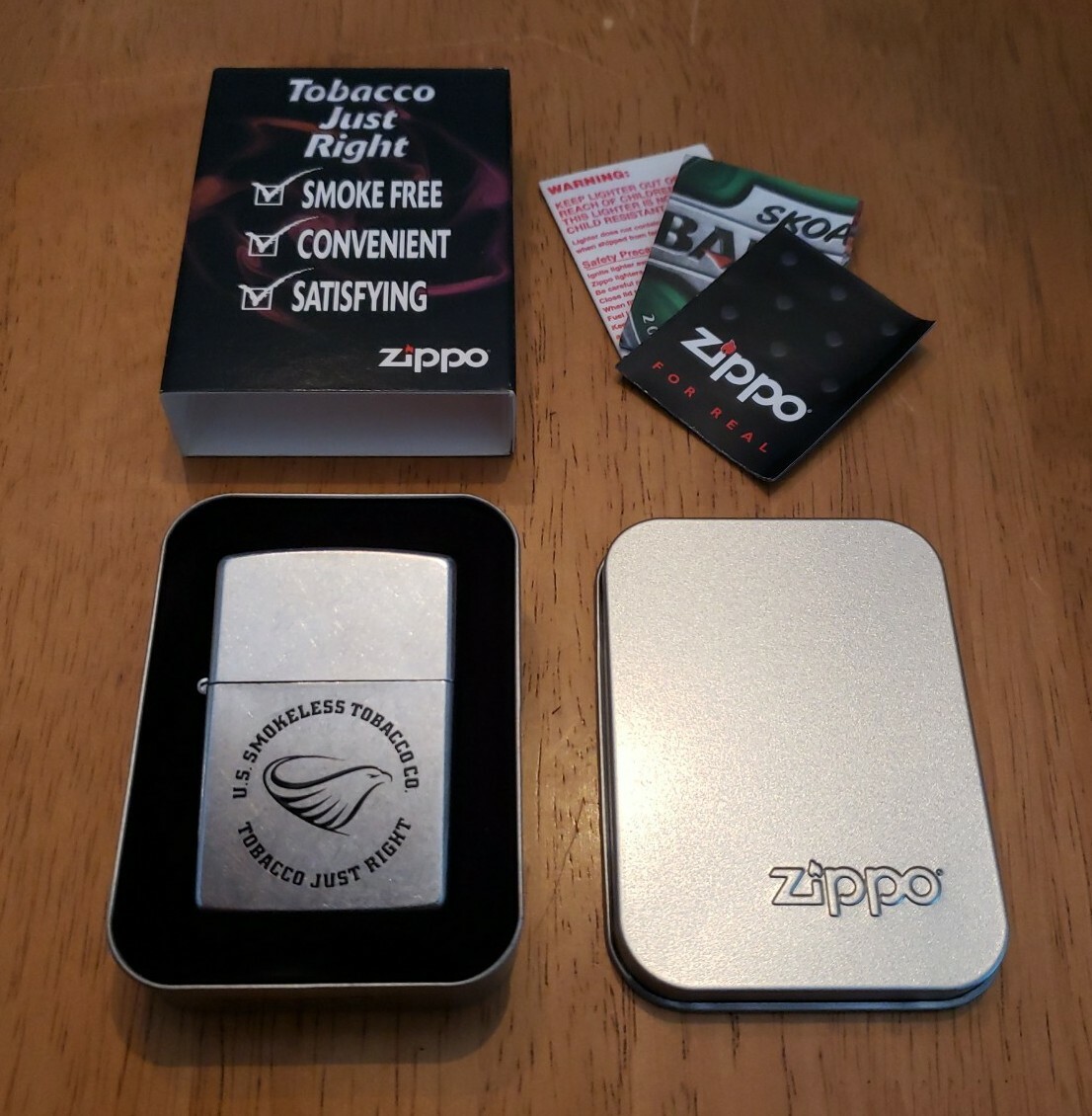Copenhagen & Skoal Zippo Lighter 2007 – New in Box