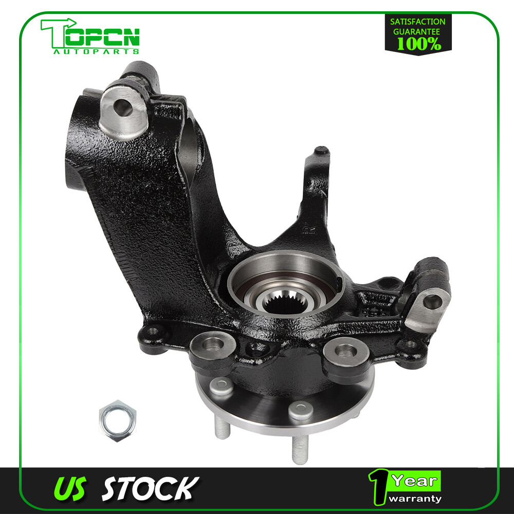 Front Right Wheel Bearing Hub Steering Knuckle For 2012 13-2018 Ford Focus 2.0L