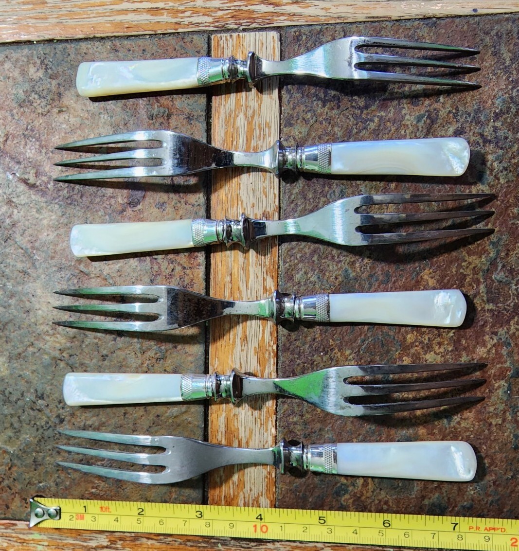 LOT OF 6 RARE KOTTLE CUTLERY CO GERMANY 🇩🇪 MOP DINNER 🍽- LUNCHEON FORKS