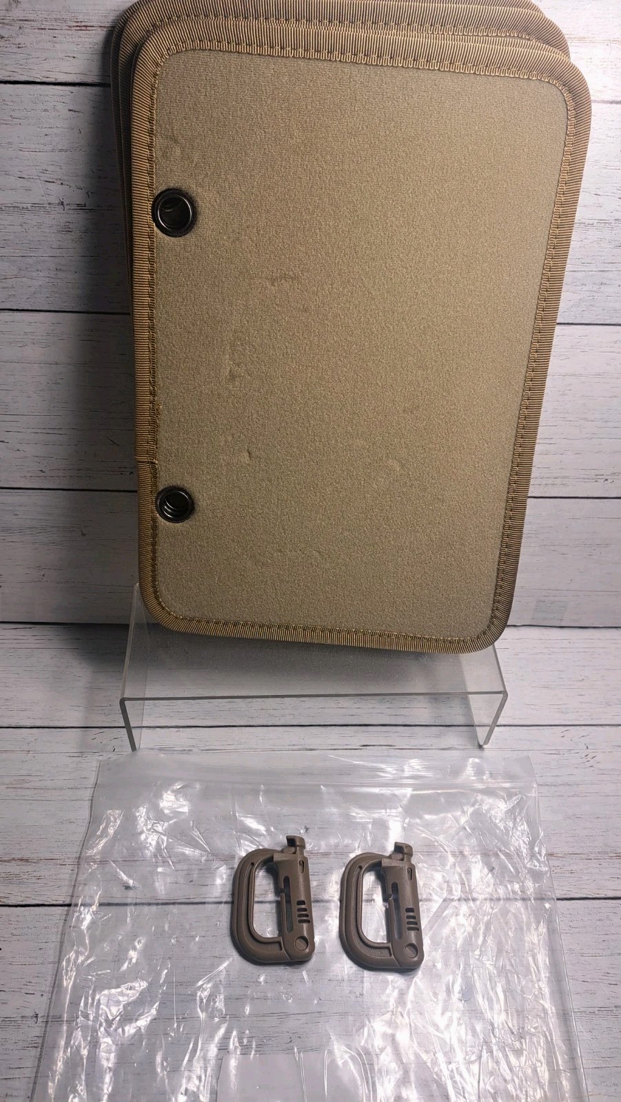 Patch Booklet Organizer, Flip-Page Patch Book, Mini Display Patches Panel Board