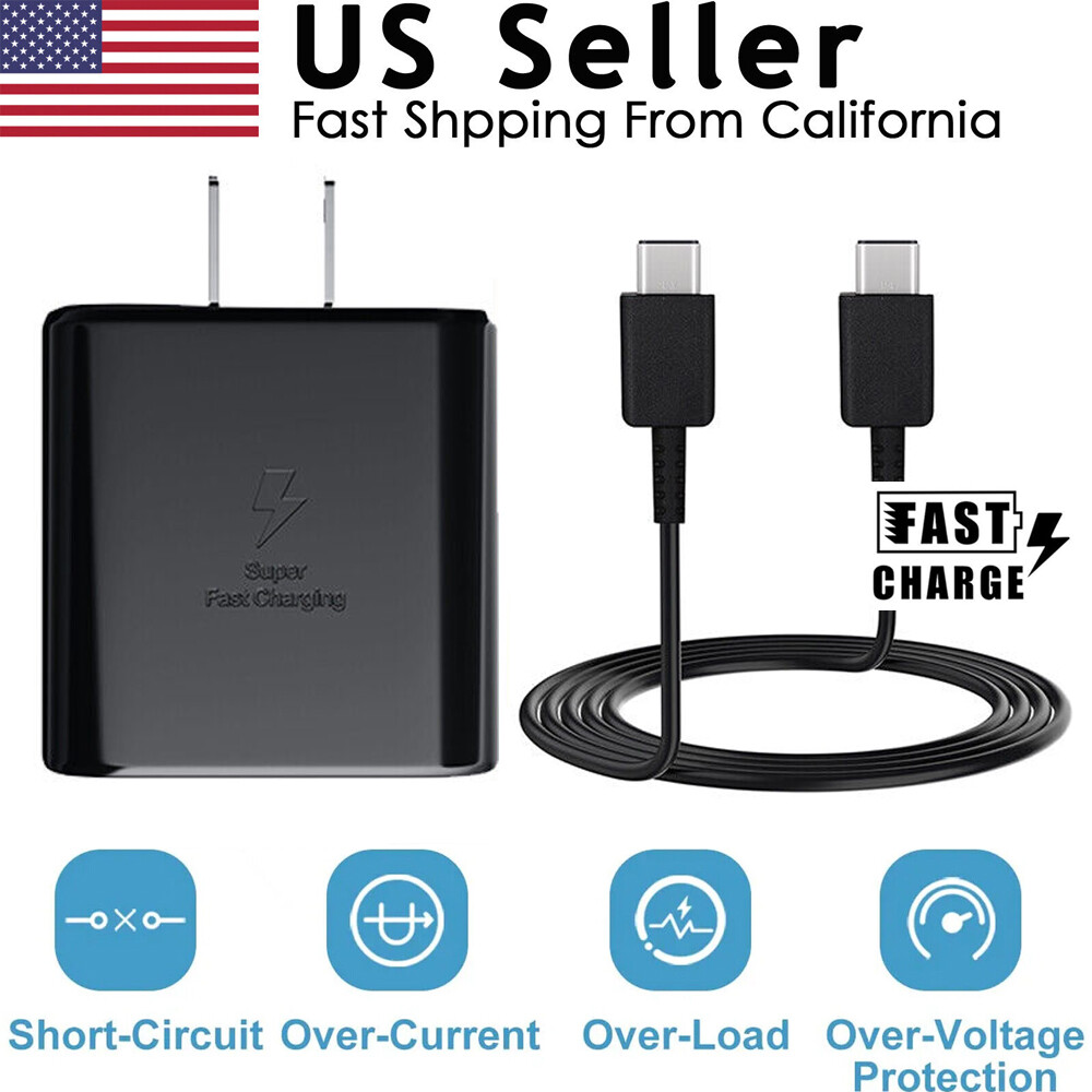 PD Power Fast Wall Charger Adapter+6FT Type-C Cable For Samsung Galaxy A14 A15