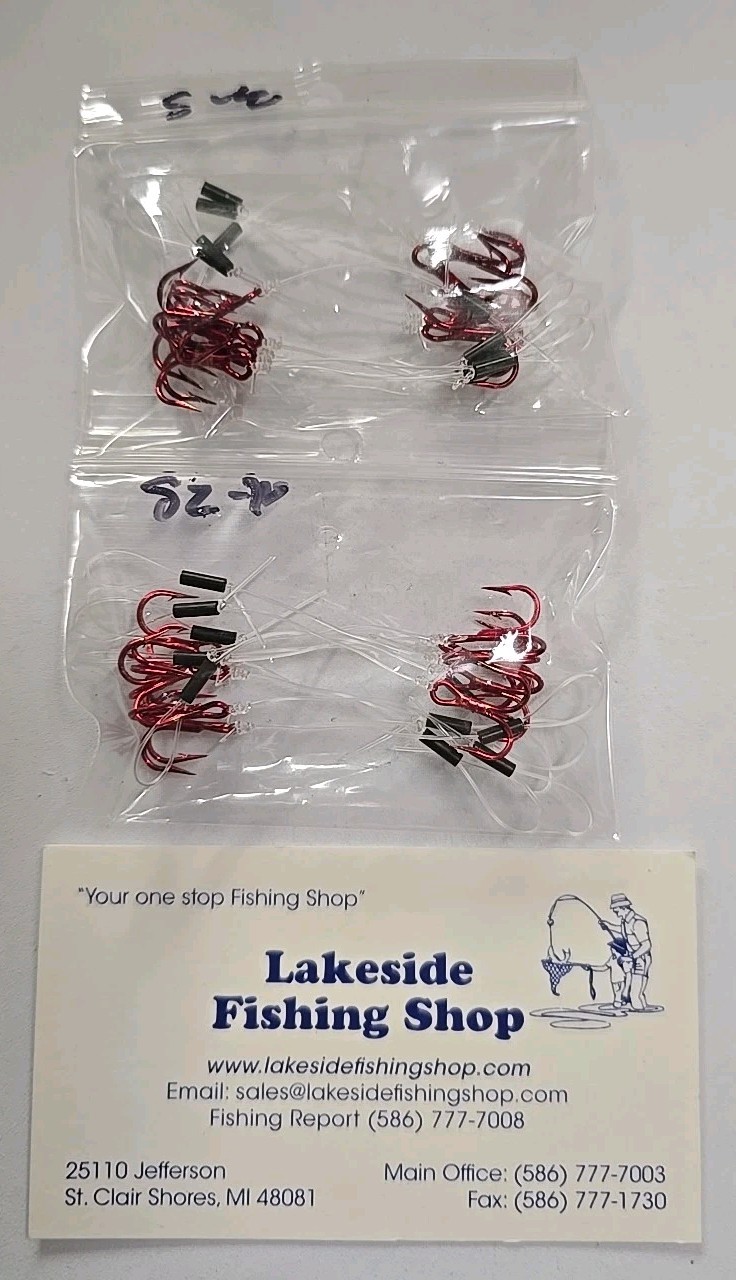 2 PACKS 10 COUNT ADJUSTABLE STINGER HOOKS SIZE 10