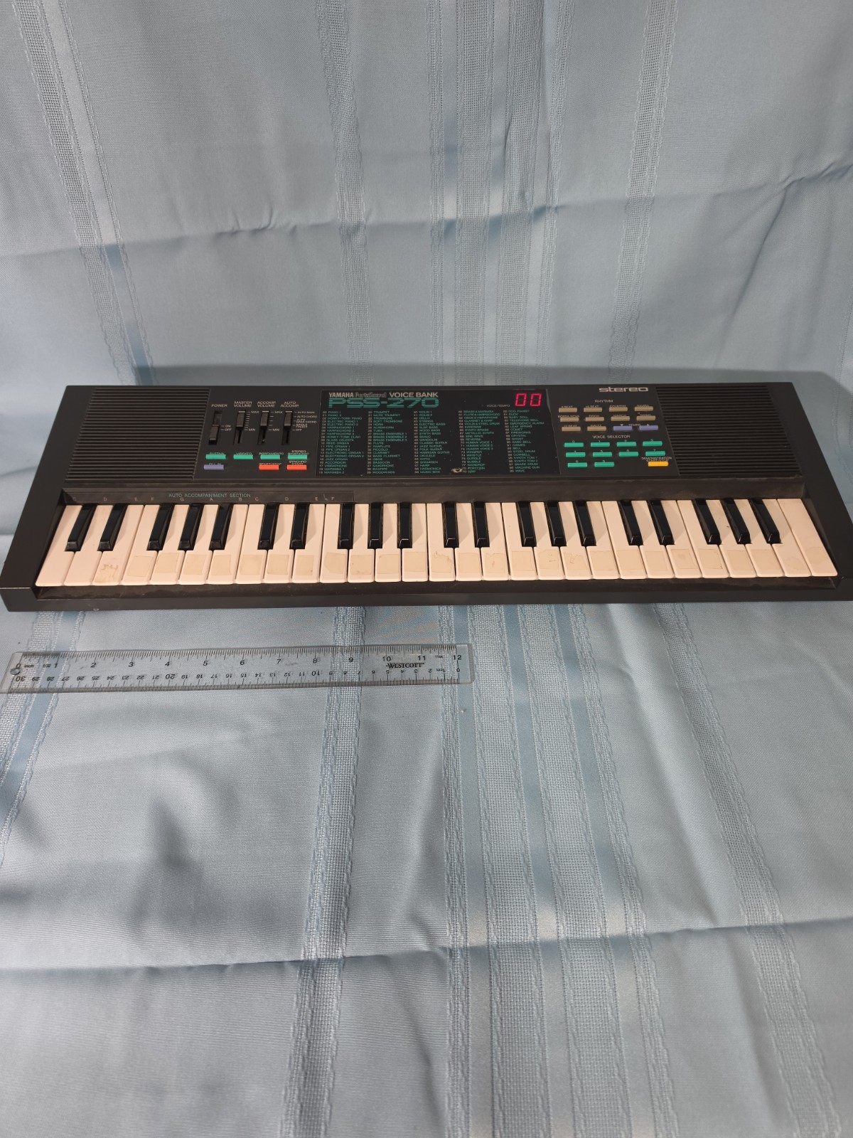 Super Clean Yamaha PSS 270 PortaSound Digital Synthesizer Keyboard Tested Works