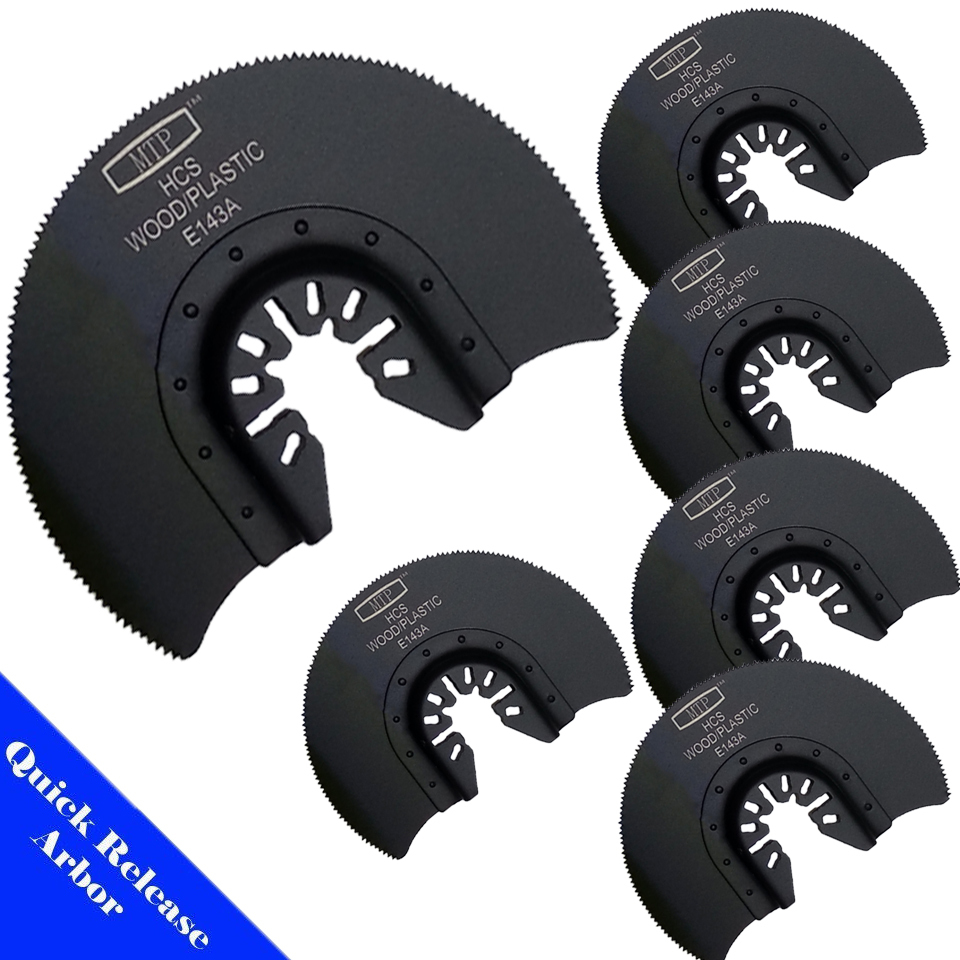 6X Saw Blade Oscillating Multi Tool Wood Metal Cutting  Universal Fit