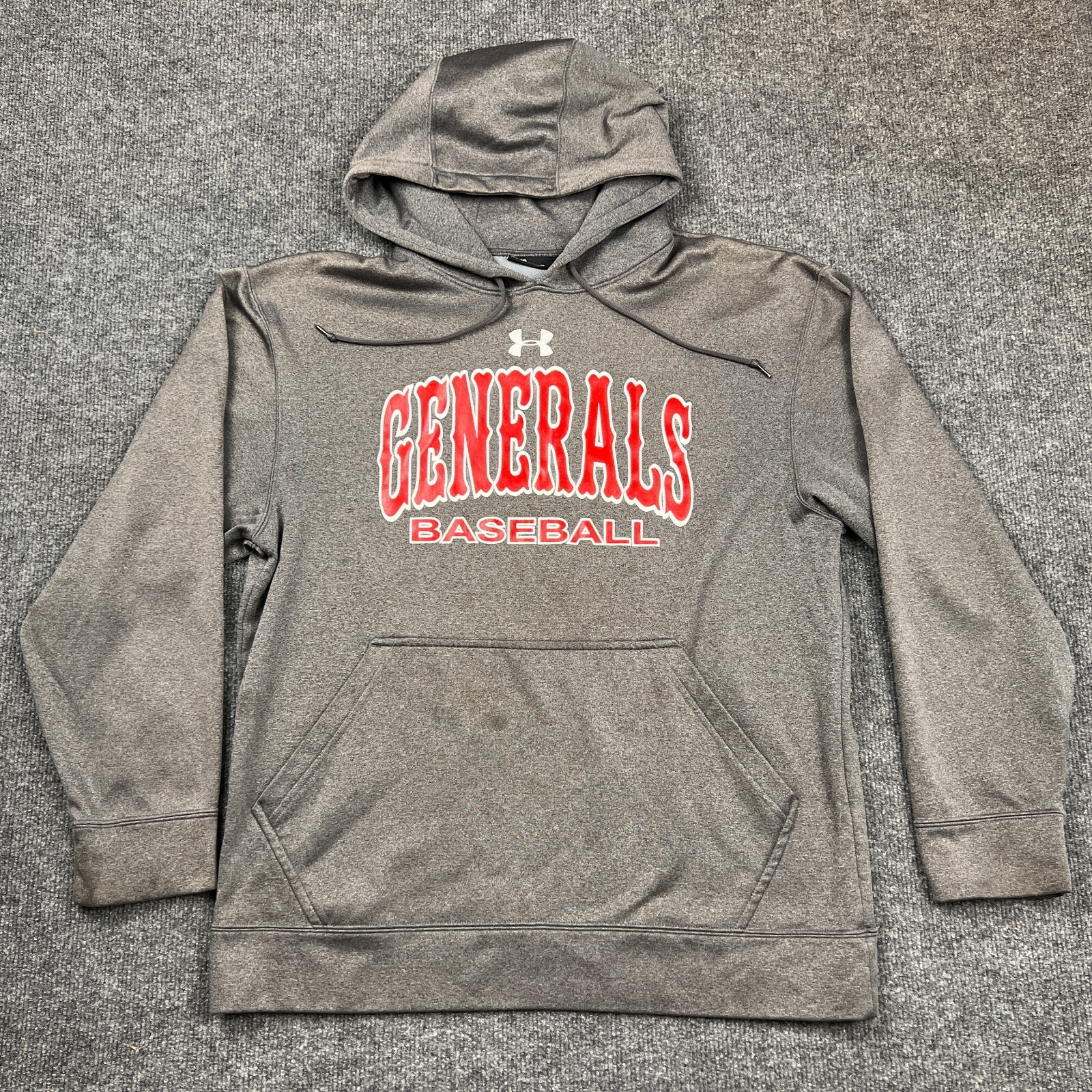 Jackson Generals Baseball Hoodie Adult Small S Loose Minor League Sweatshirt