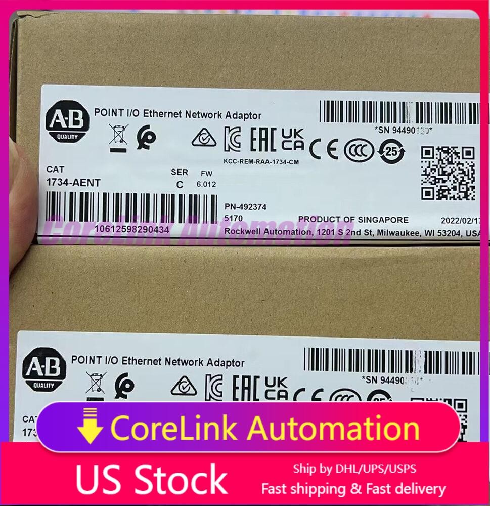 Newest AB 1734-AENT POINT I/O Ethernet Network Adaptor US 1734AENT
