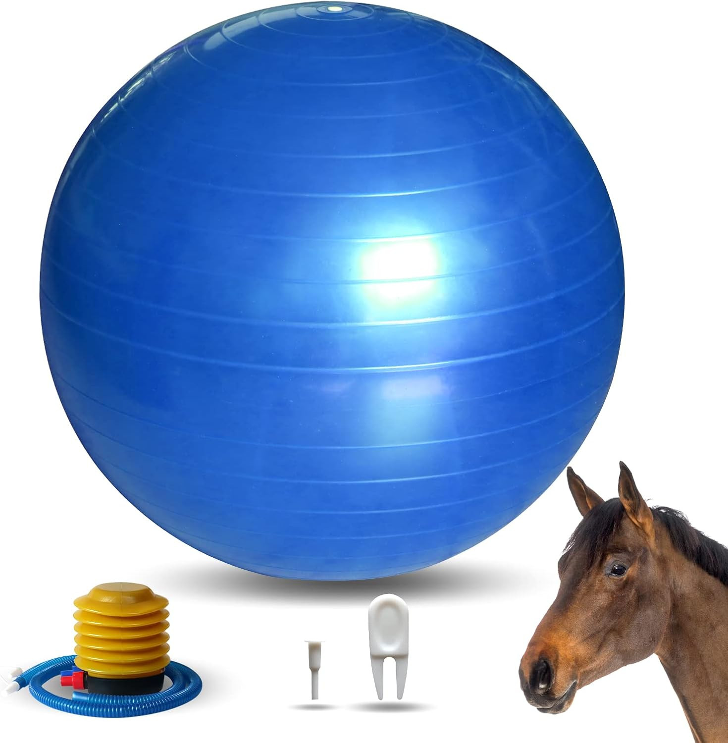 17 Inch Horse Play Balls Anti-Burst Herding Ball for Horse Mega Equine Ball for