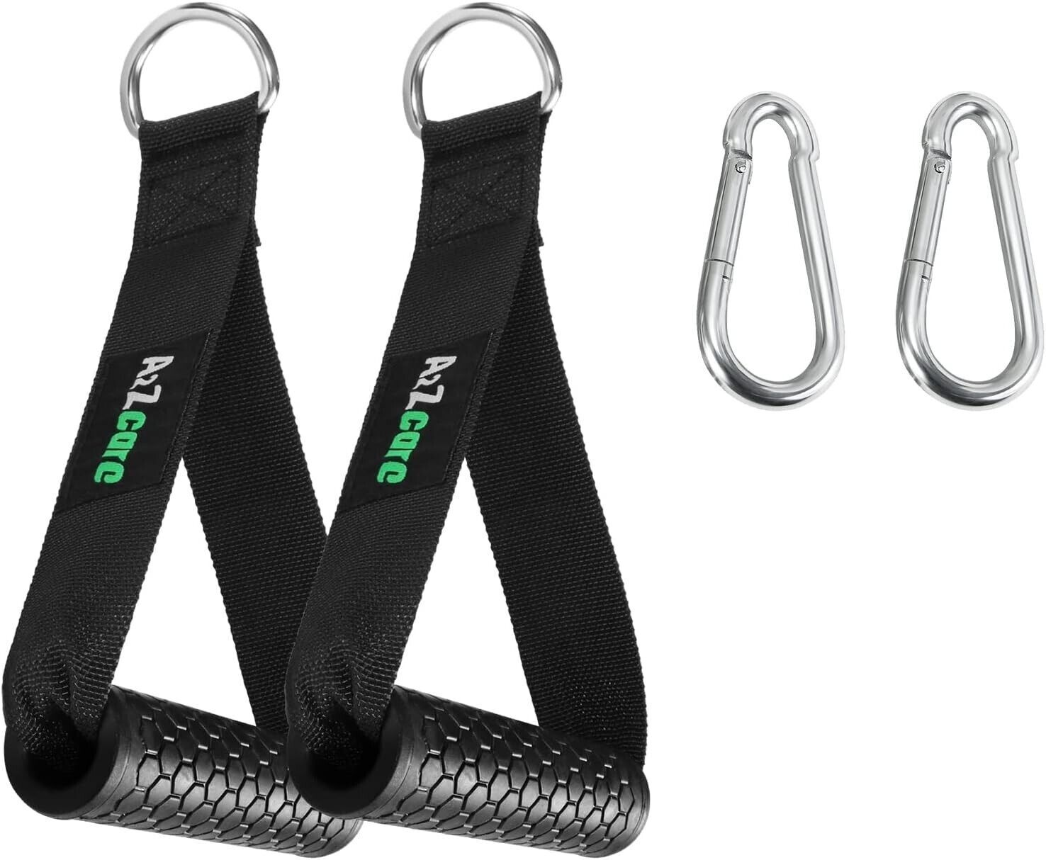 A2ZCare Heavy Duty Exercise Handles for Pulley LAT Pulldown System (Black)
