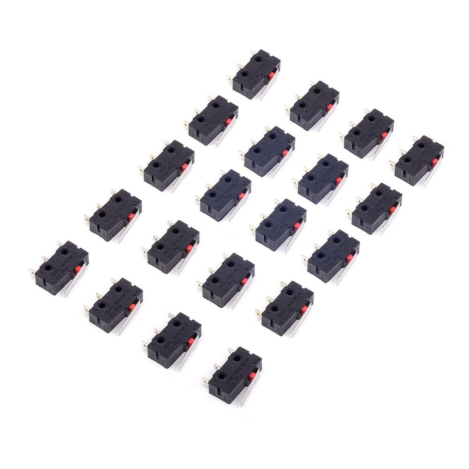 20Pcs 5A 125V Limit Switch for Arduino (Pack of 20) CYT1093