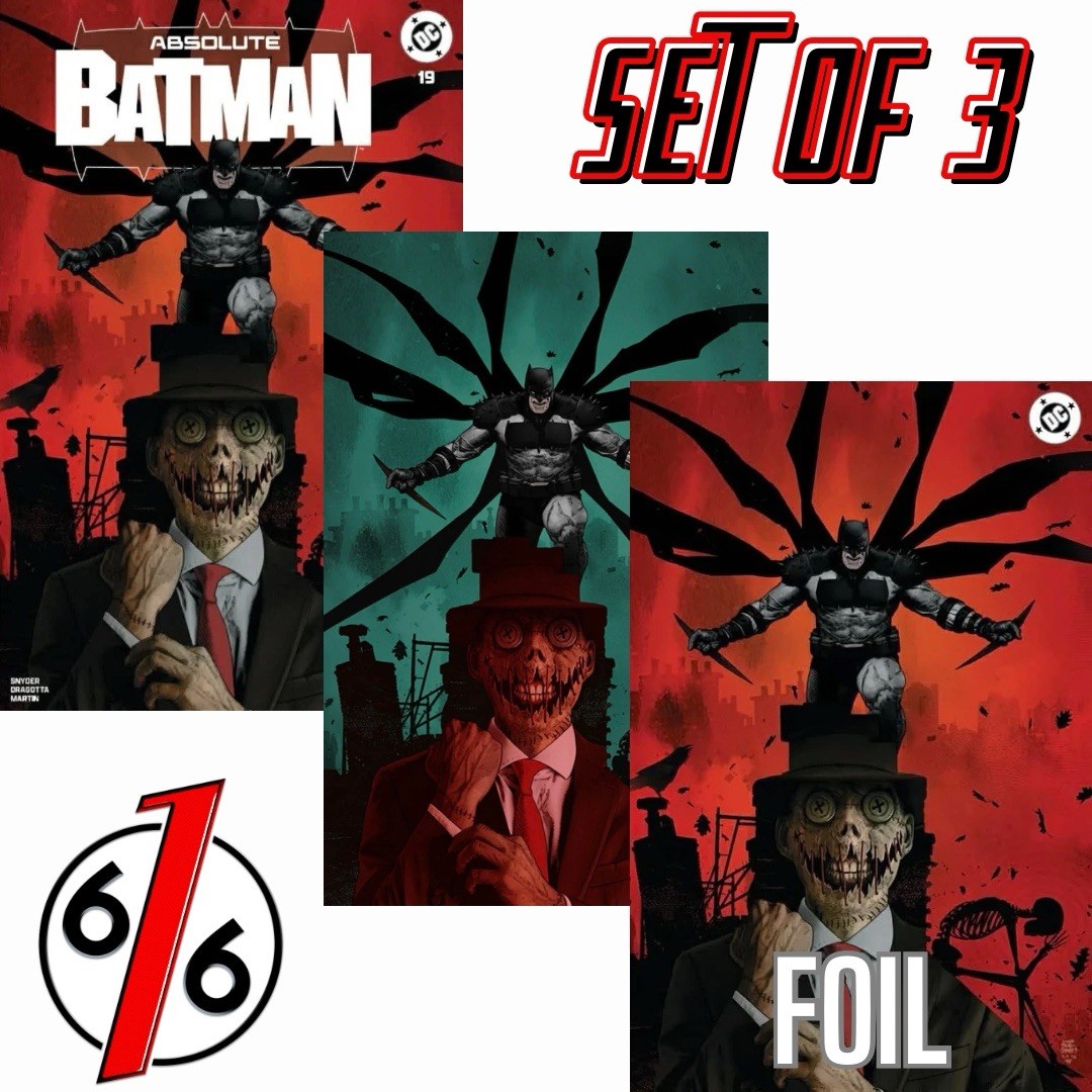 🔥🦇🌱ABSOLUTE BATMAN #19 TIM BRADSTREET Variant ABC Set LTD 1000