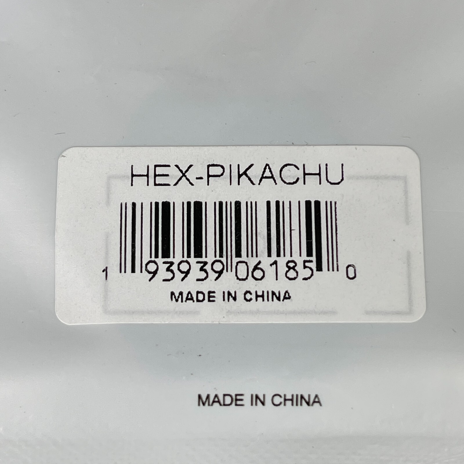 NEW Pikachu PVC Patch (HEX-PIKACHU)