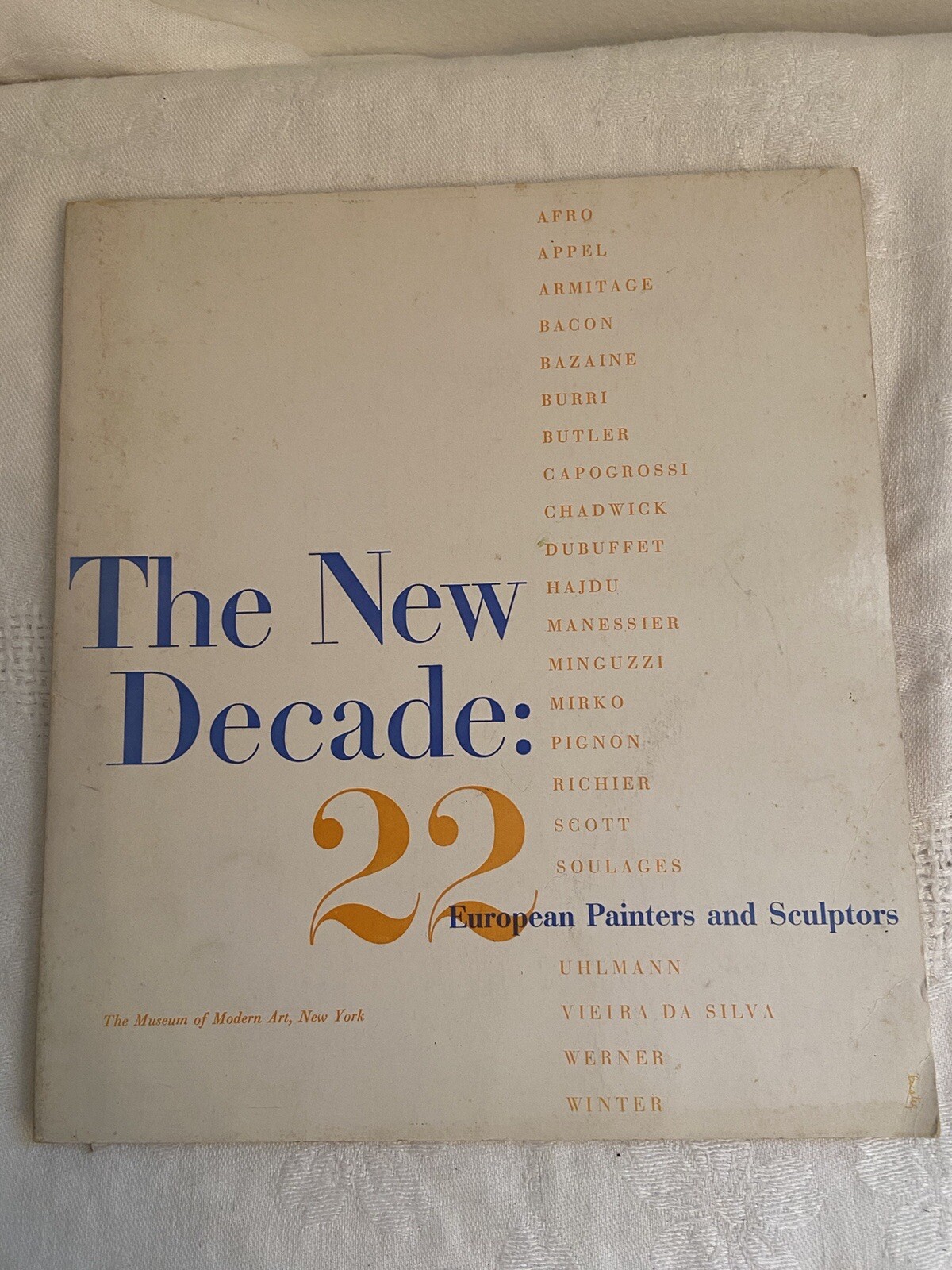 1955 NEW DECADE 22 European Painters & Sculptors MOMA Bacon Dubuffet Minguzzi