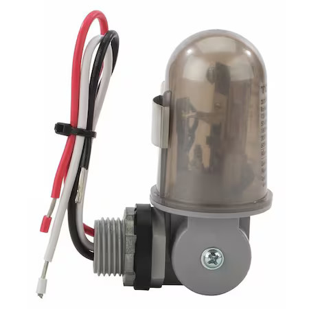Nsi Tork 2001 Led Photocontrol,  2, 000 W,  Gray,  3 Sec Max,  2 Sec Min