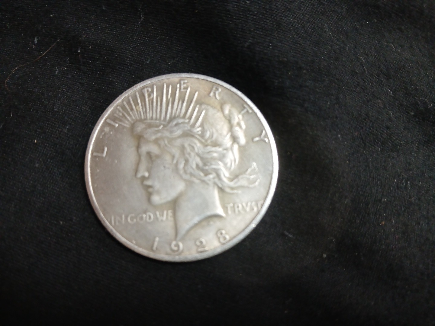 1928 Peace Dollar 26.73g No Mint Mark