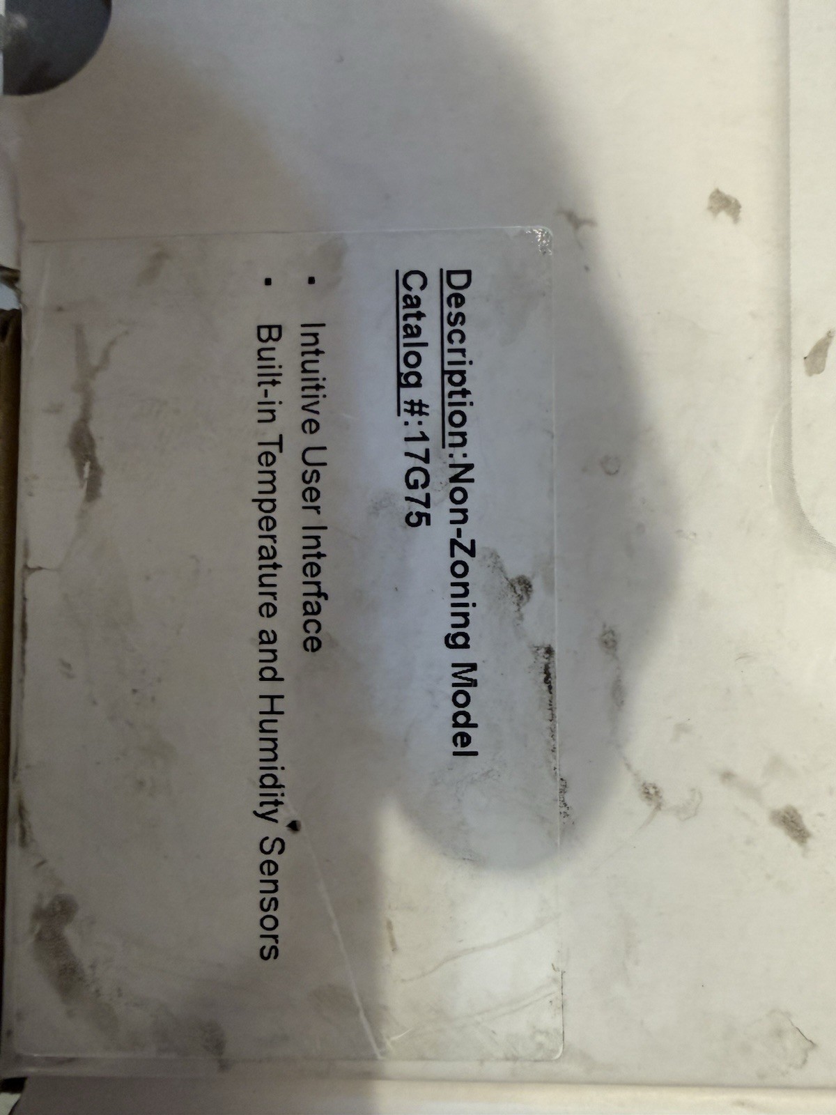 Lennox ComfortSense 8500 Model 17G76 Non Zoning Programmable Thermostat