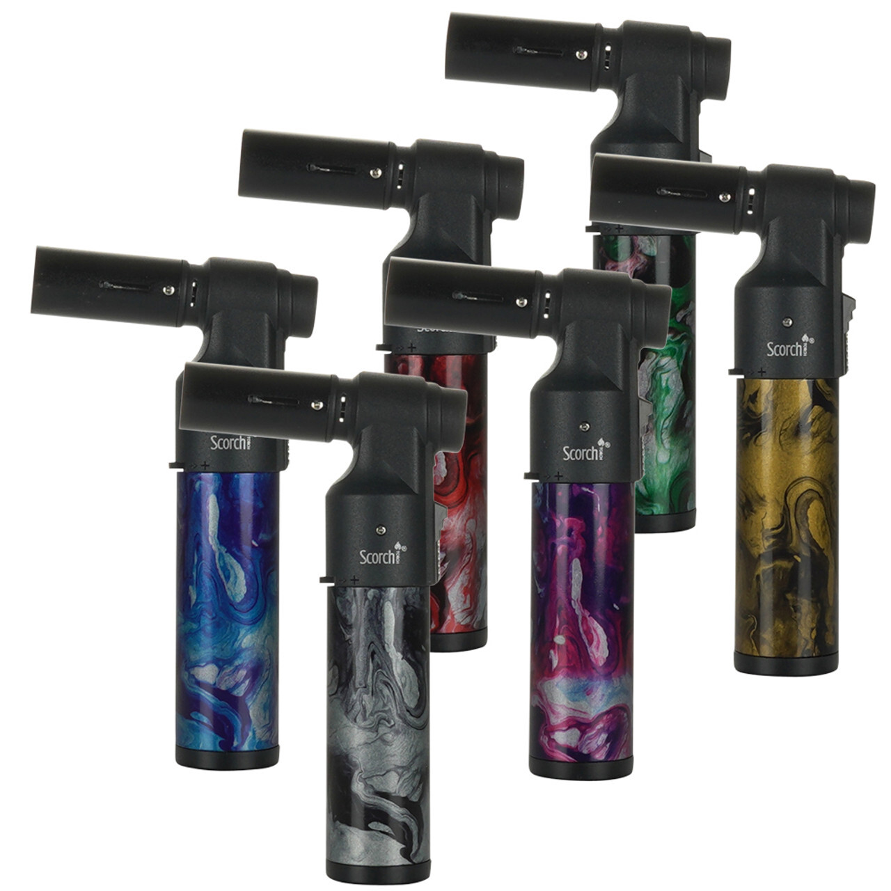 SCORCH 6" TURBO SINGLE FLAME TORCH | 61696 | 1CT - CHOOSE COLOR!!