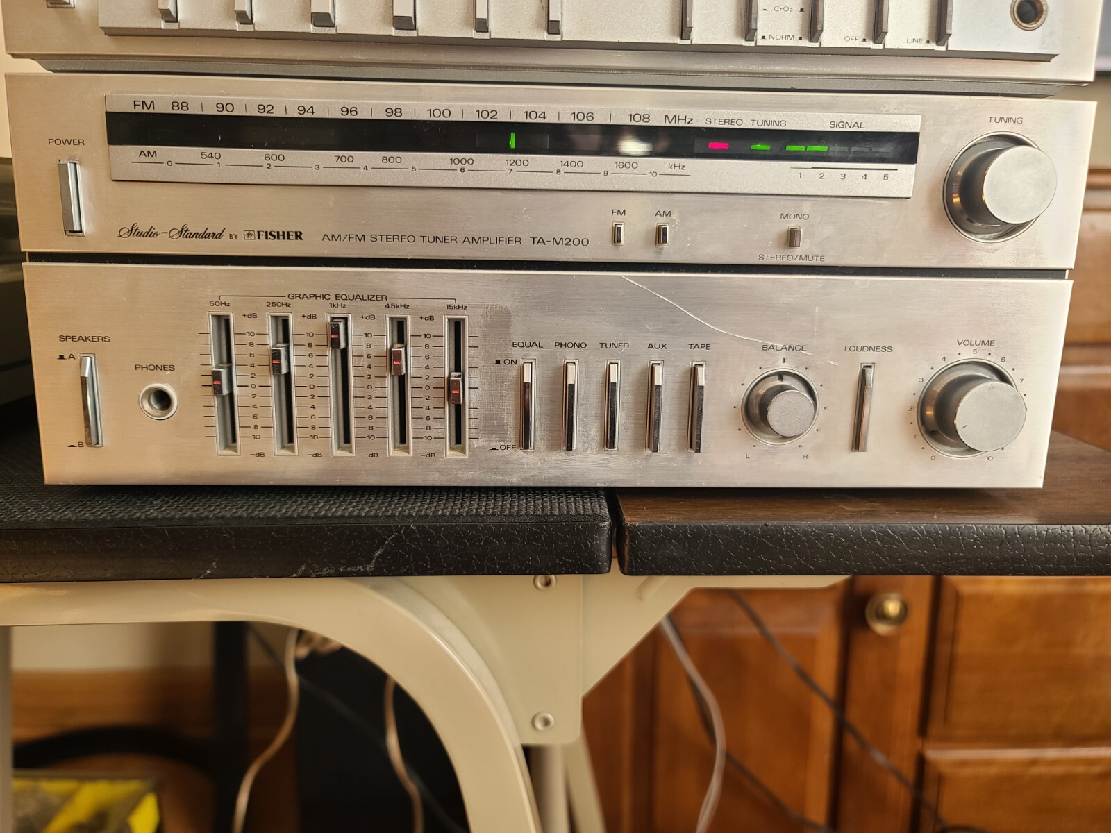 Fisher TA-M200 AM/FM Stereo Tuner Amplifier – Parts/Repair