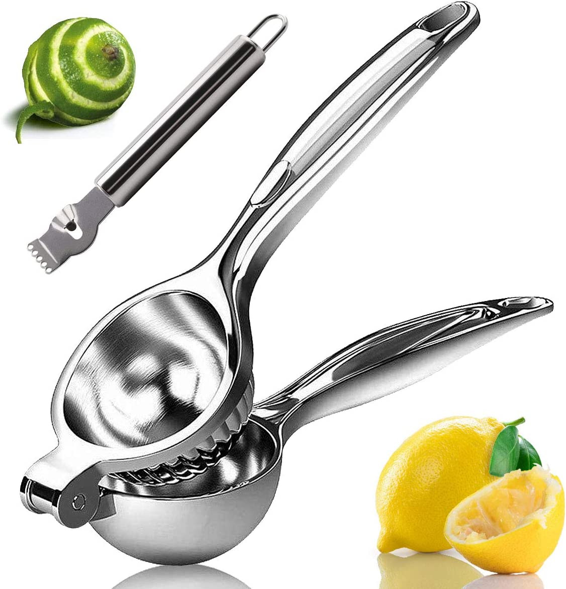 Lemon Squeezer, Lemon Squeezer Juicer, Citrus Juicer Handheld, Metal Lemon Hand