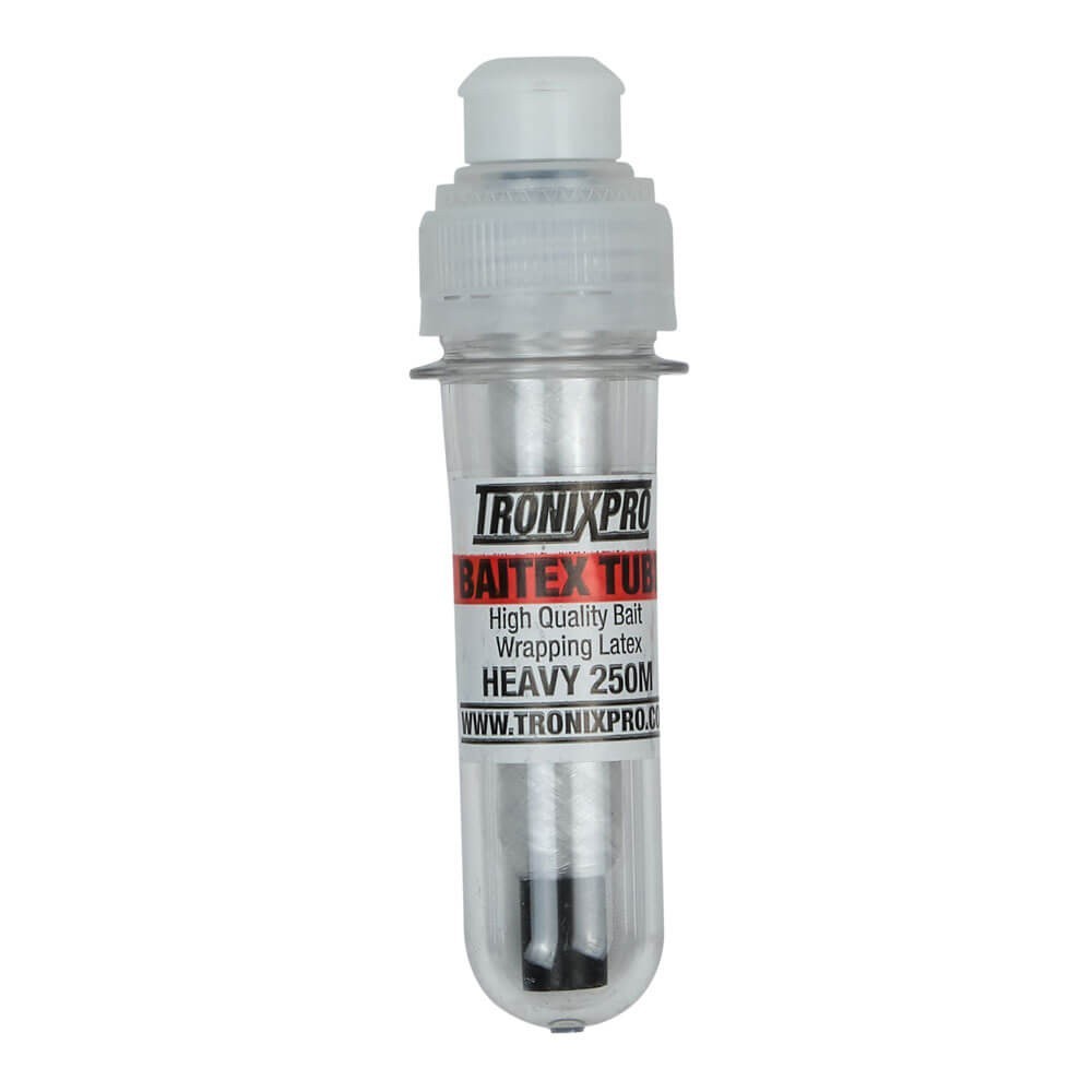 Tronixpro Baitex Sea Fishing Bait Elastic 250m - Choice of Dispenser Tube/Refill