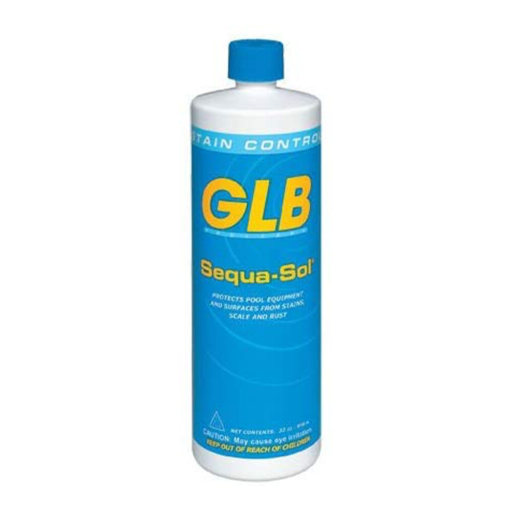 GLB Sequa-Sol Sequestering Agent 32 oz Prevents Stains & Scale in Swimming Pools