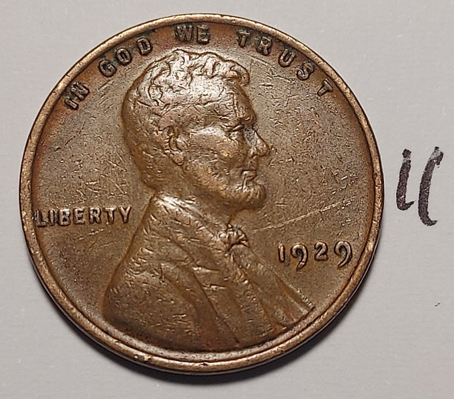 1929 Lincoln Wheat Cent  VF - XF - EF  #11