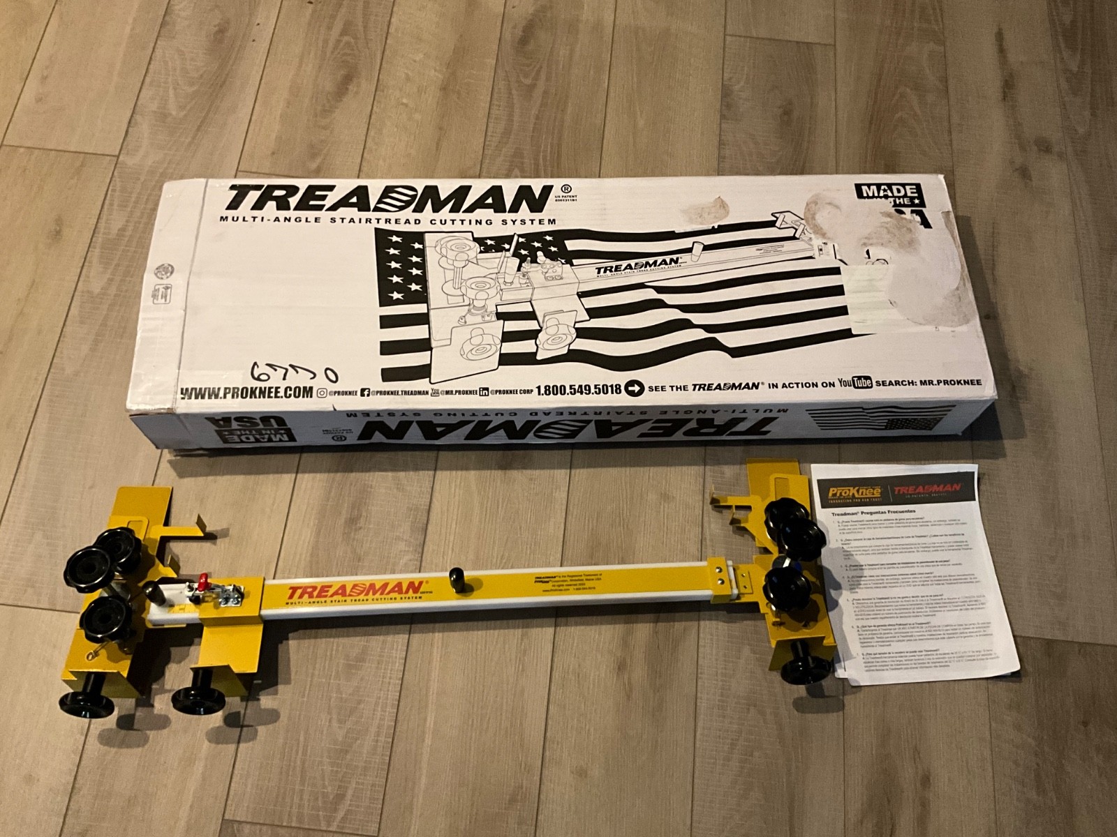 ProKnee TREADMAN Multi-Angle Stair Tread Cutter System