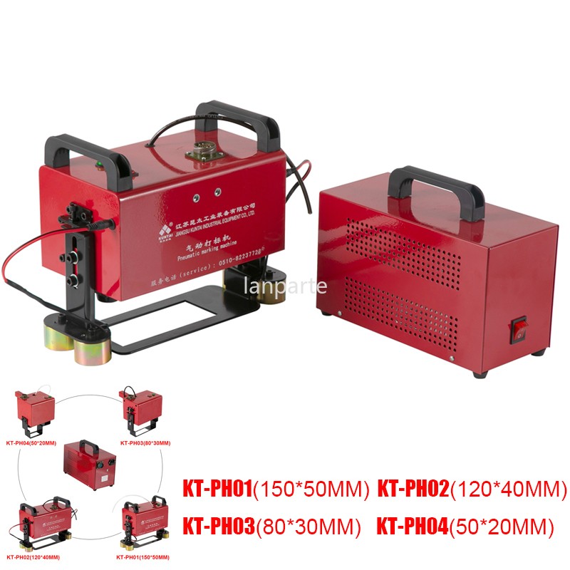 KT-PH Pneumatic Dot Peen Marking Machine For Metal Surface Engraving VIN Code！