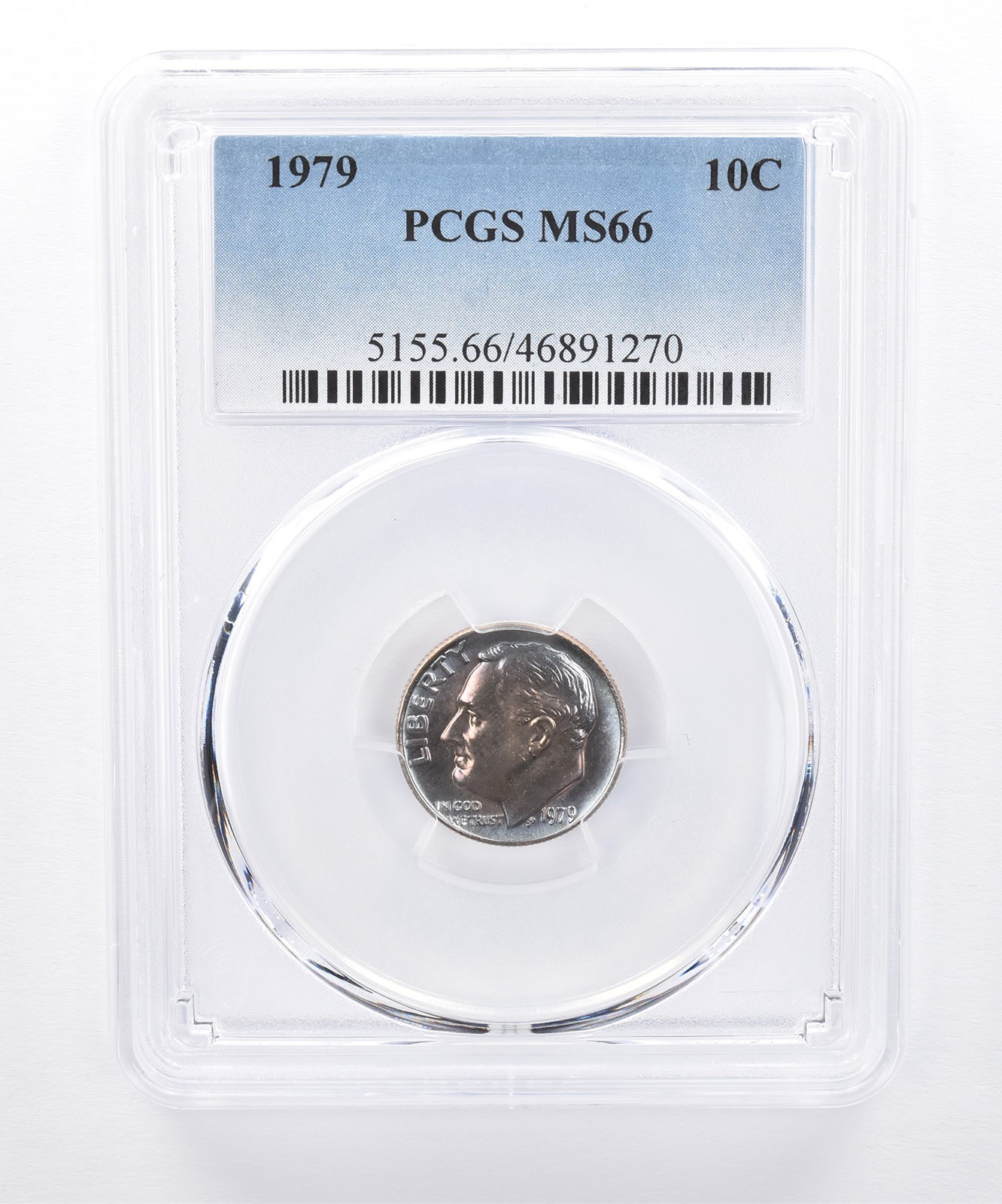 1979 Roosevelt Dime MS66 PCGS Beautiful Tone *8295