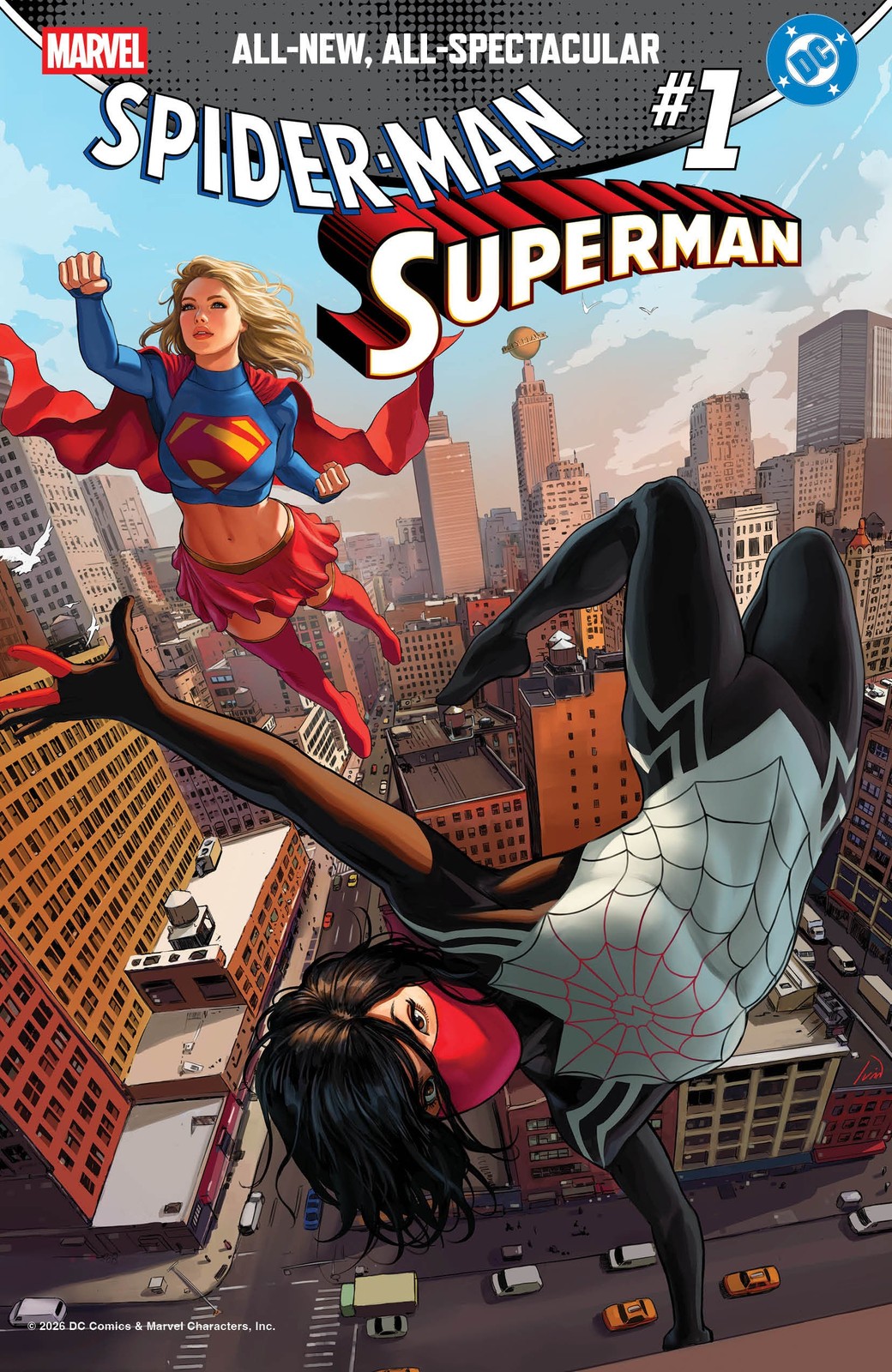 Marvel/DC: Spider-Man/Superman #1 Ivan Talavera Variant Comic Book First Print