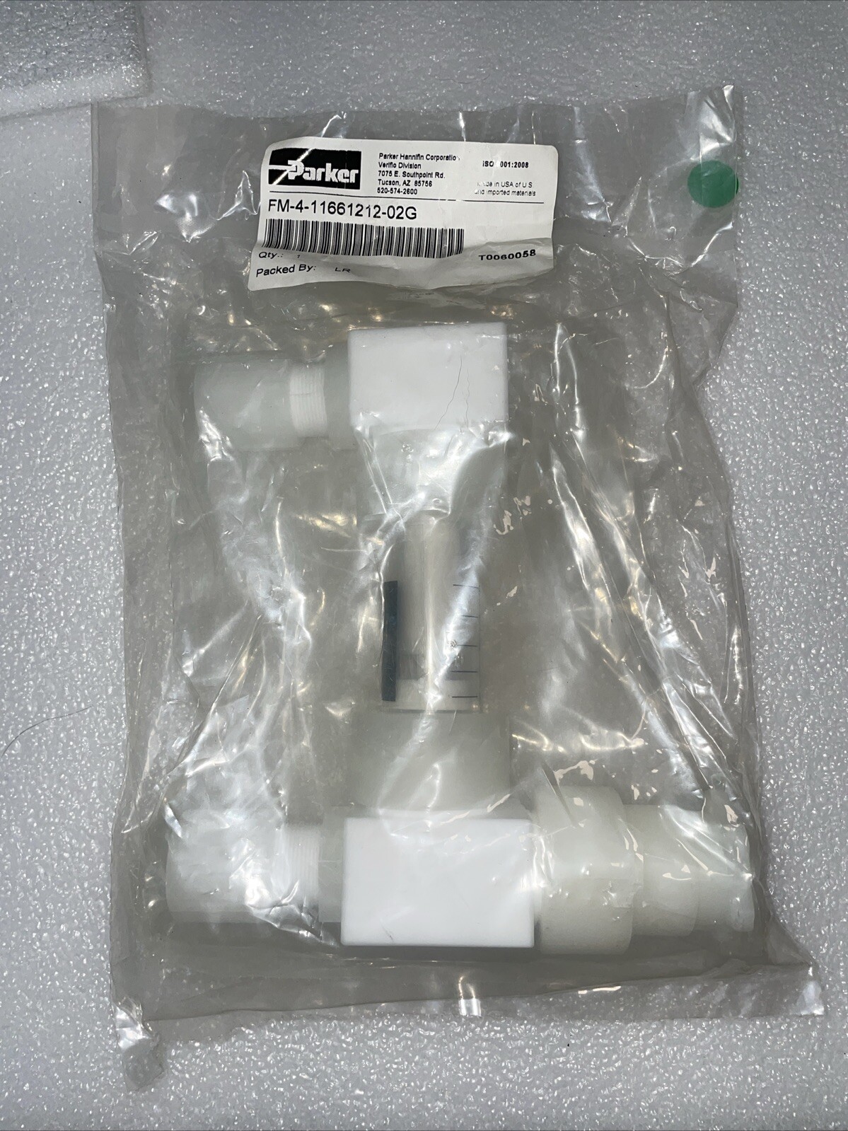 Parker FM-4-11661212-02G Parflare Flowmeter NEW!!