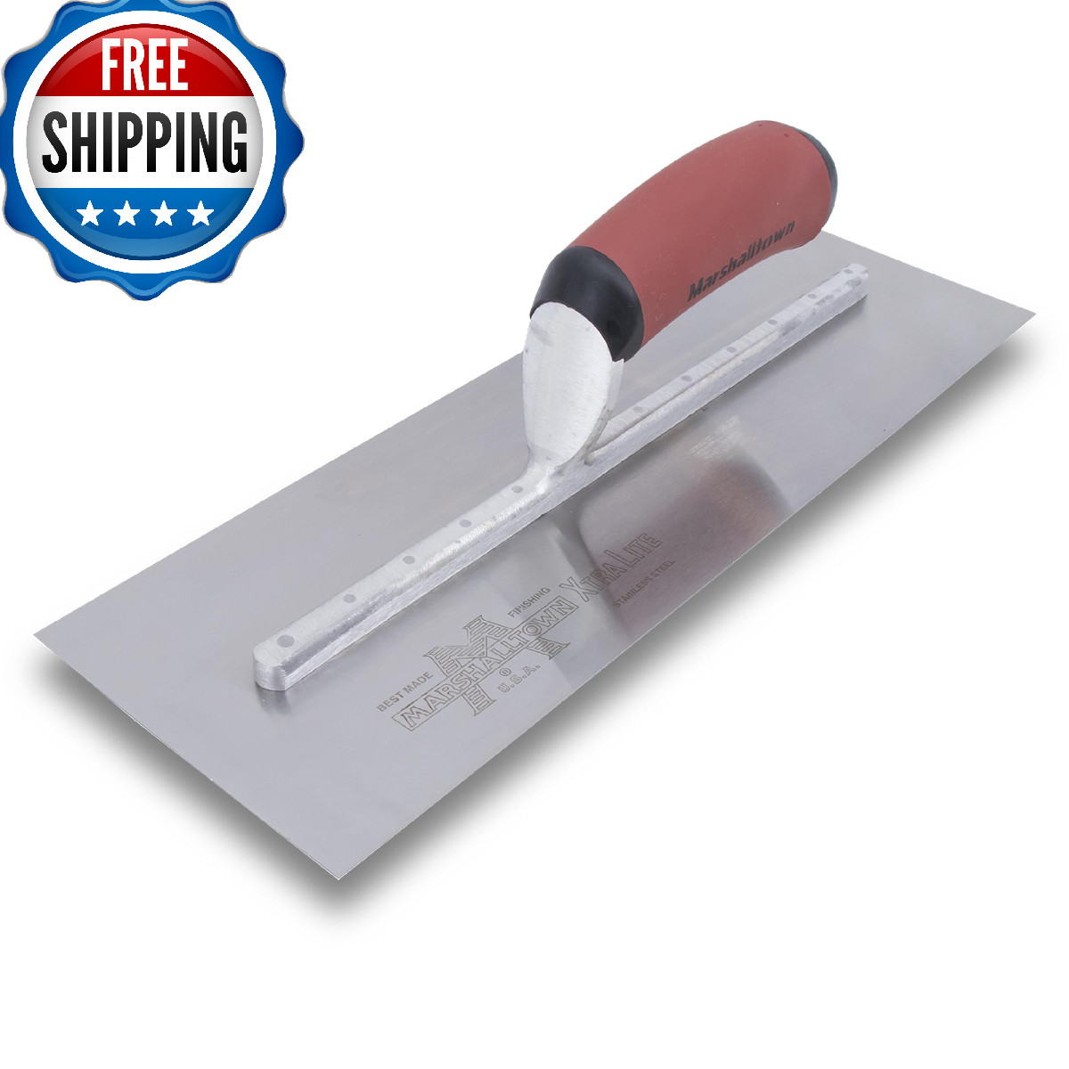 Marshalltown Stainless Steel Finishing Trowel 4.75x14 Inch Concrete Masonry Dryw