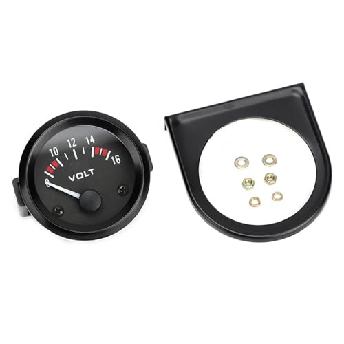2" 52MM 12V Voltmeter,Car Mechanical Volt Voltage Meter Gauge with