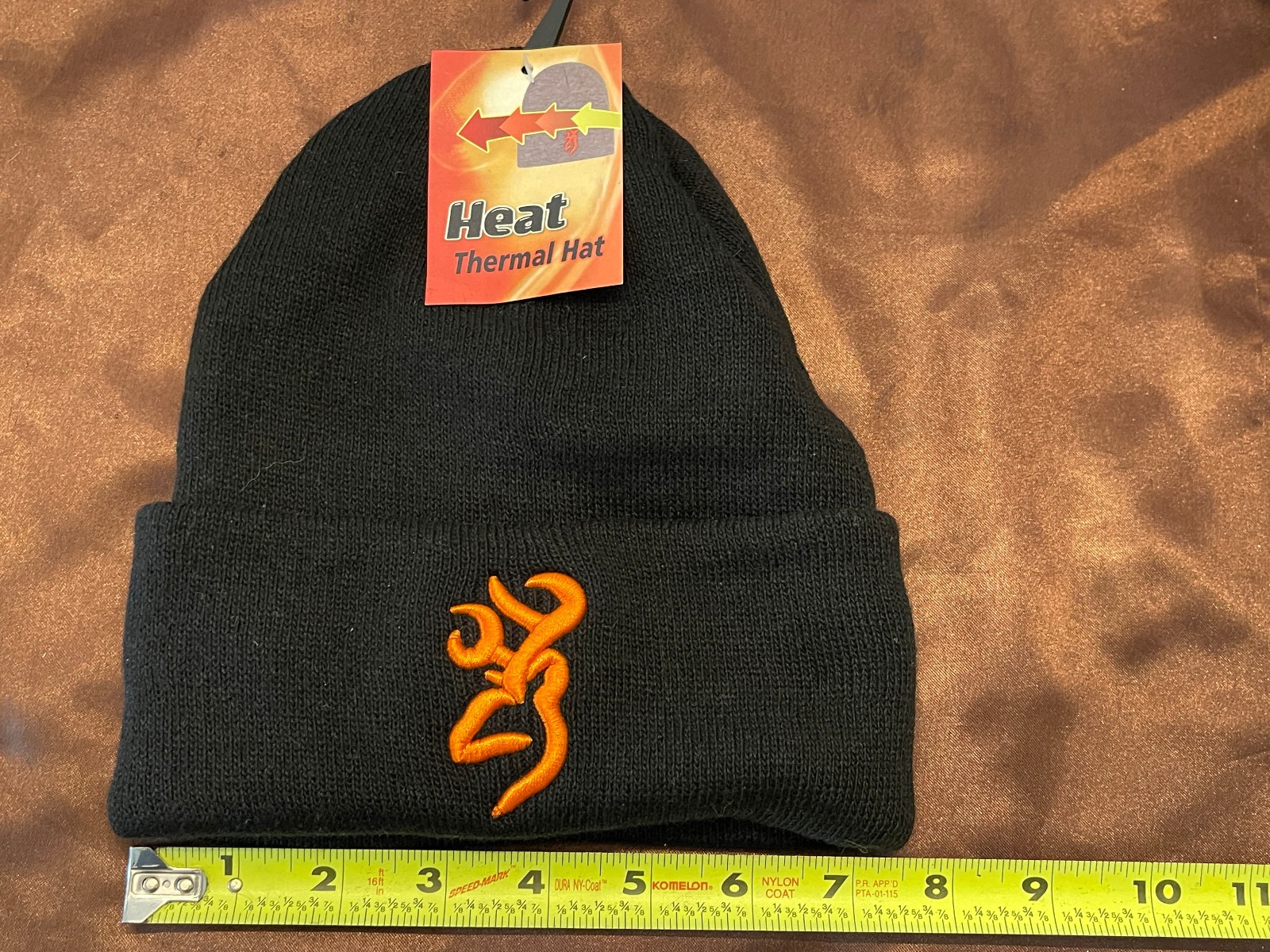 New All Season Beanie Hunter Heat Thermal Hat Deer Outdoor Hunting Black