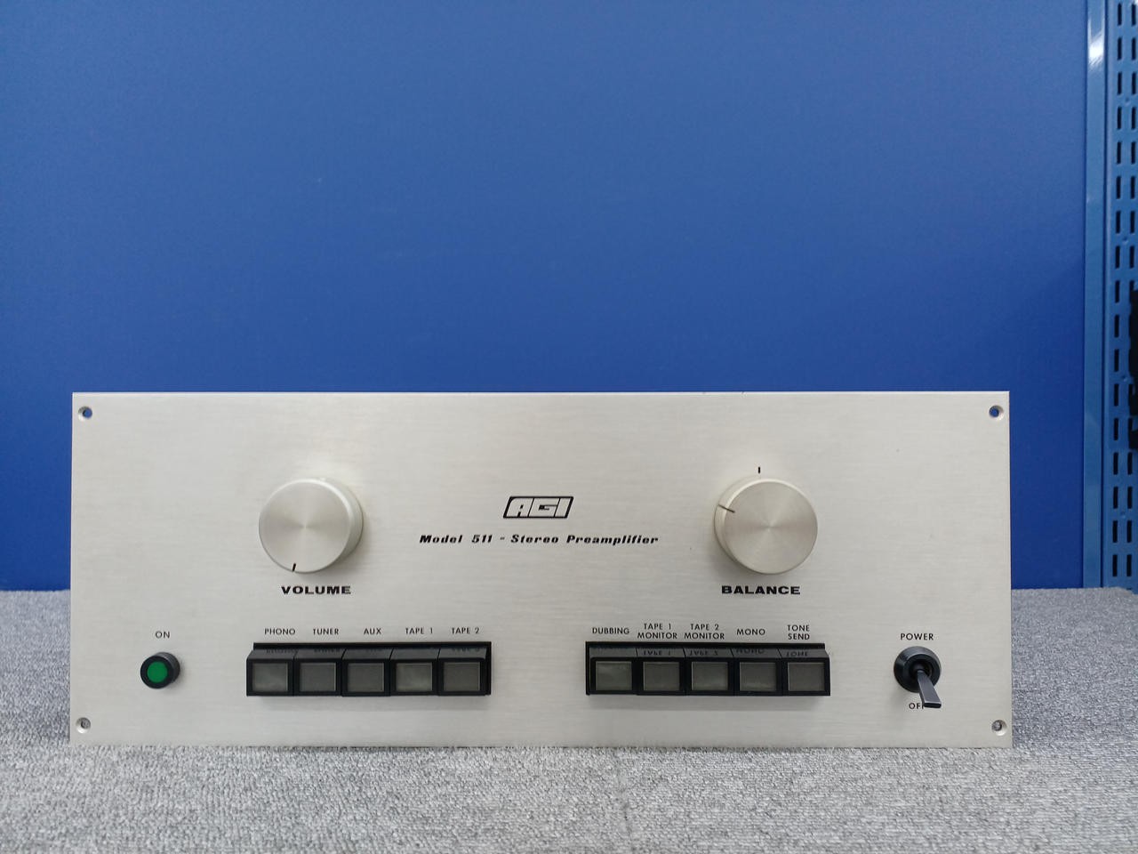 AGI MODEL 511 Control amplifier #BE15417