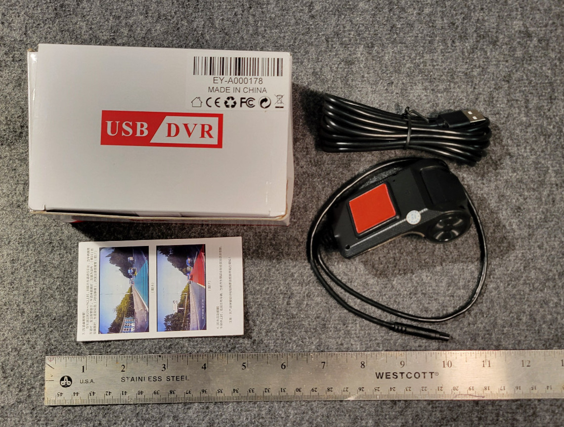 Dash Cam DVR Fourth Edition 1080p EY-A000178 forward automotive video camera