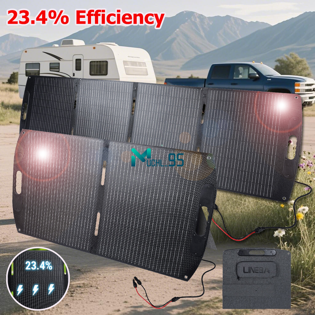 200W 400W Panel solar plegable portátil Cargador solar Rv Camping Home
