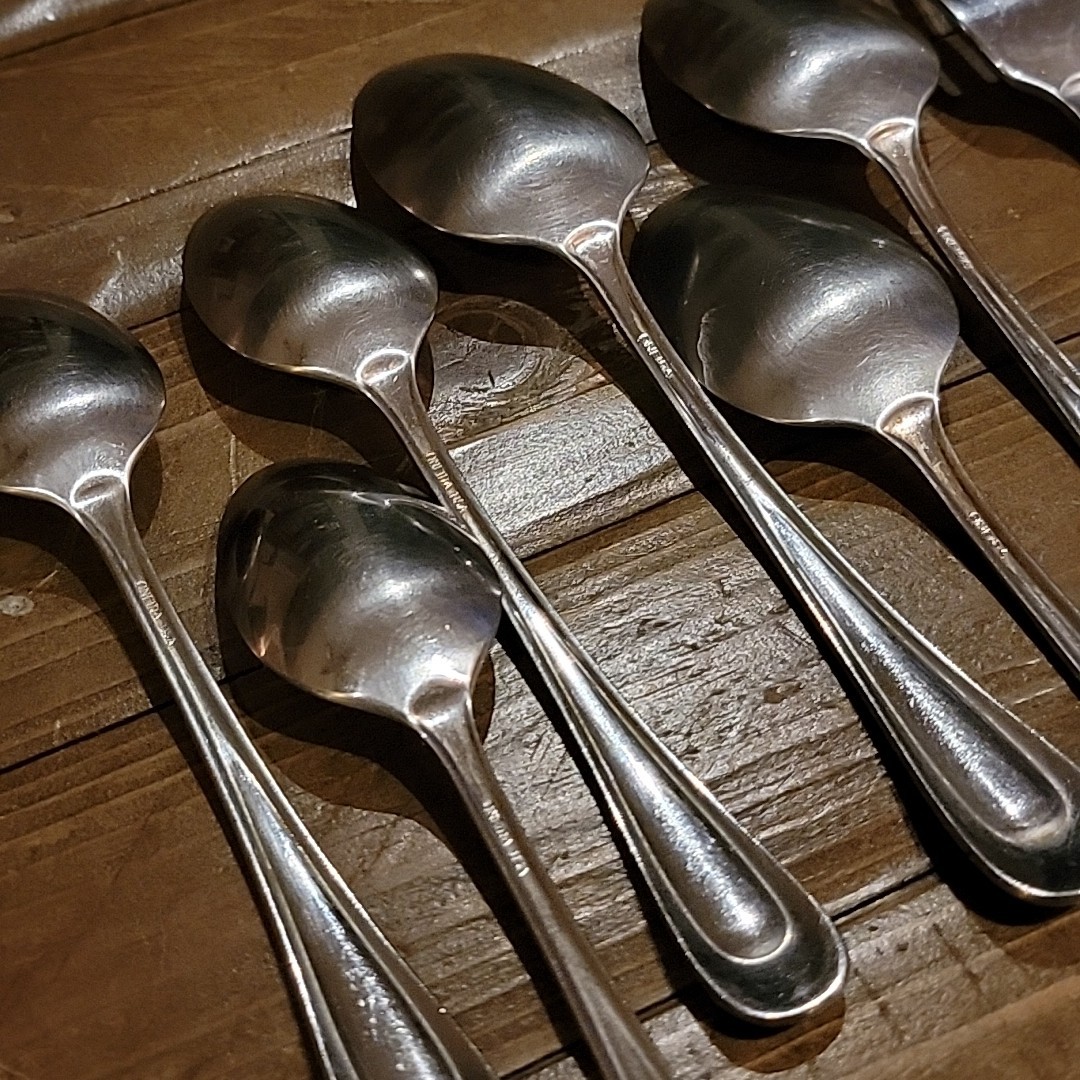 15 Piece Oneida Sand Dune Glossy Stainless Flatware 3 Table Settings