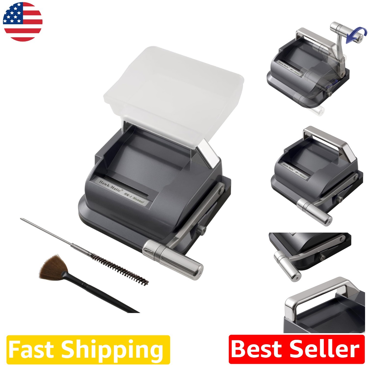 HawkMatic HK1 Hydraulic Cigarette Injector Machine - Effortless Aluminum Allo...