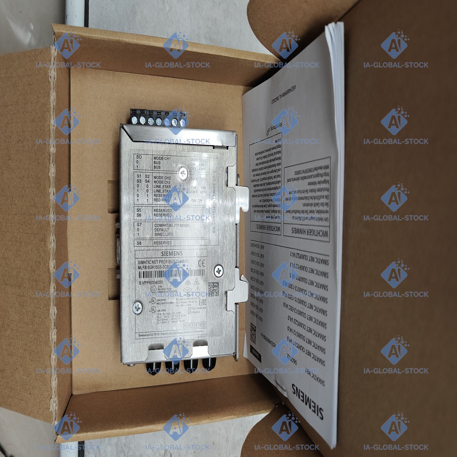 One Unit Brand New 6GK1503-3CB00 Siemens US Fee Shipping + 1 Year Warranty