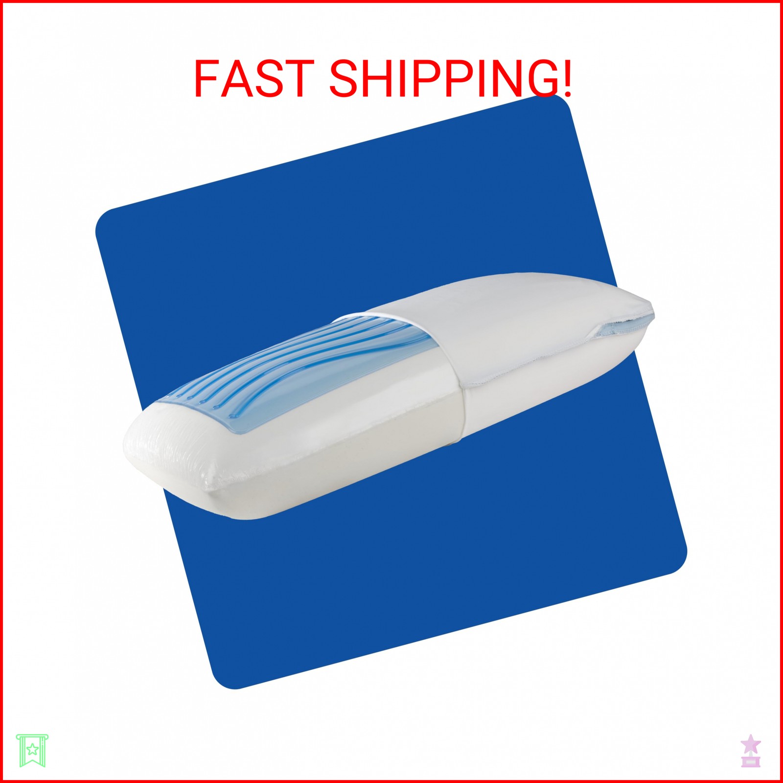 Sealy Dreamlife Standard Size Memory Foam Cooling Pillow with SealyChill Cooling