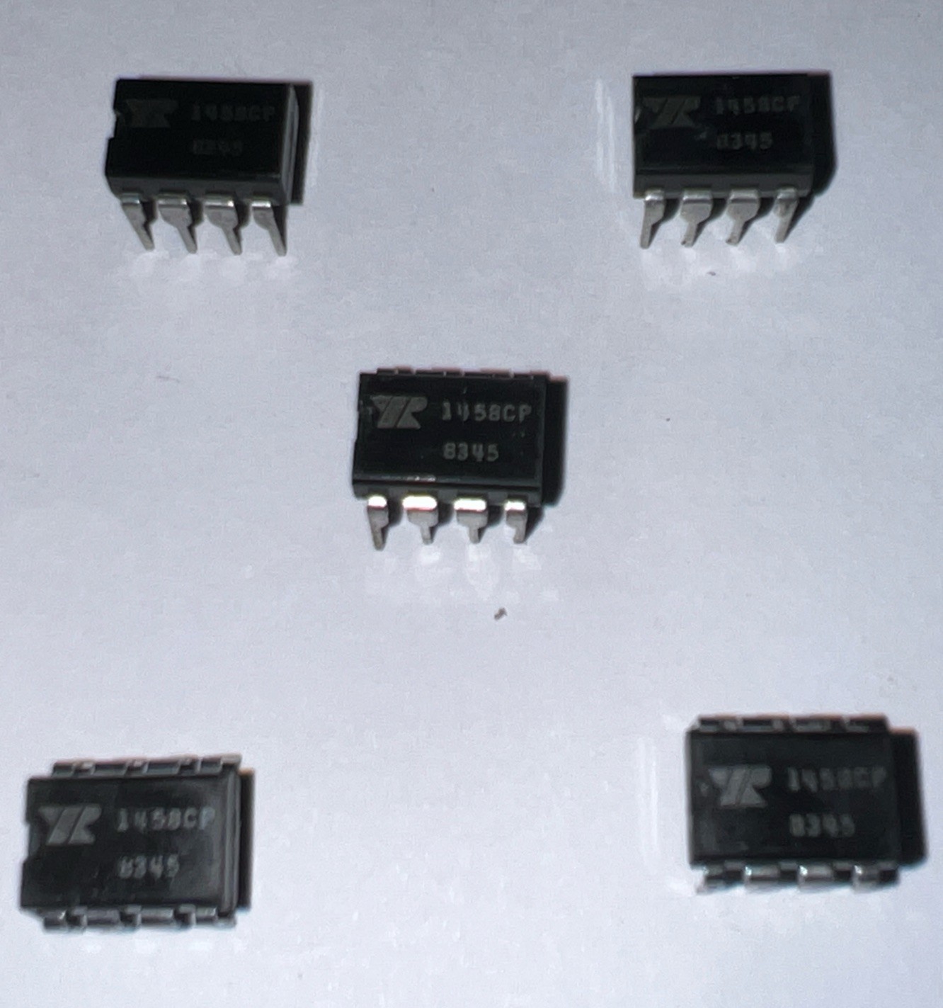 EXAR 1458CP is a general-purpose, monolithic dual operational amplifier Lot of 5