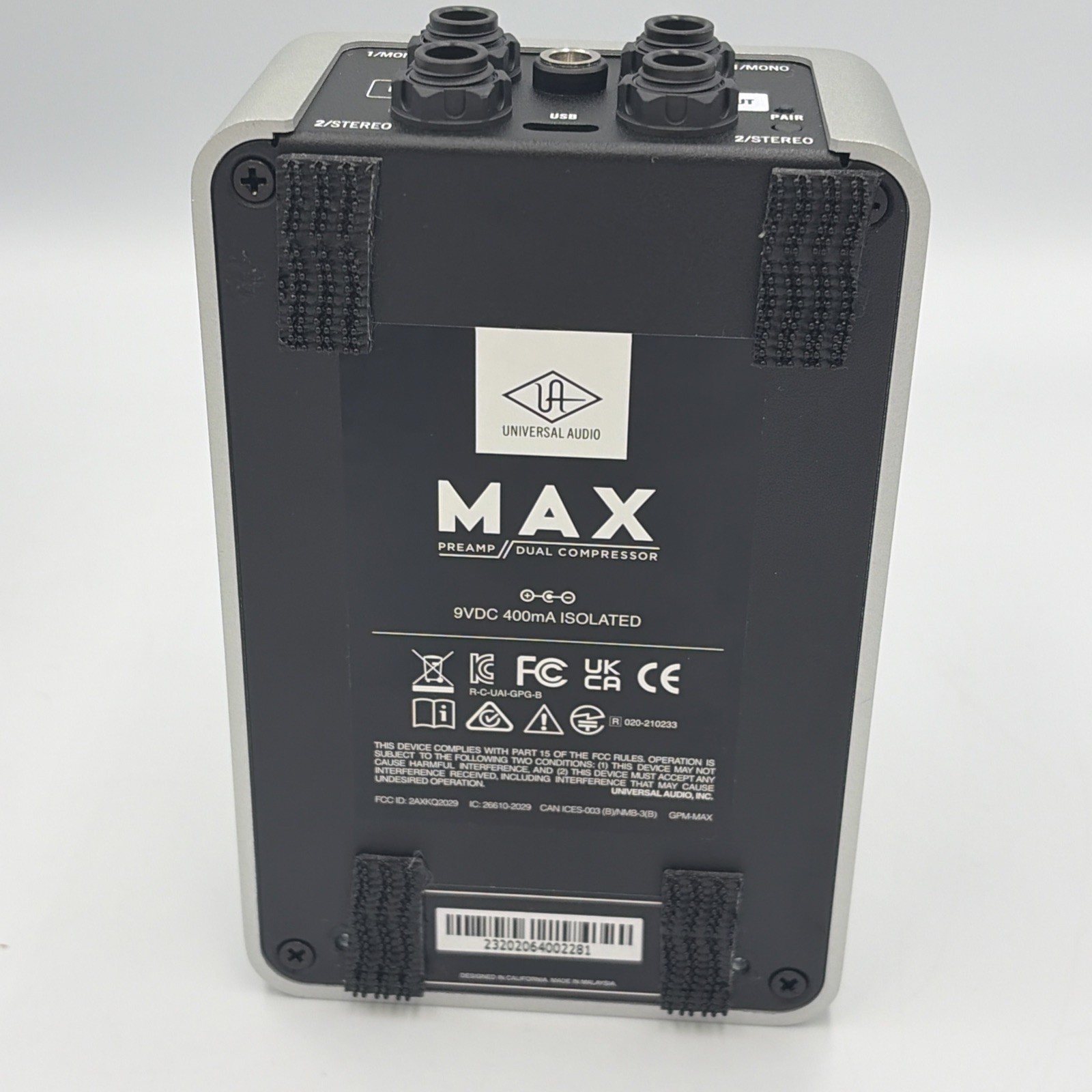 Universal Audio Max Preamp Compressor Pedal w/ Box UAFX Effects Open Box