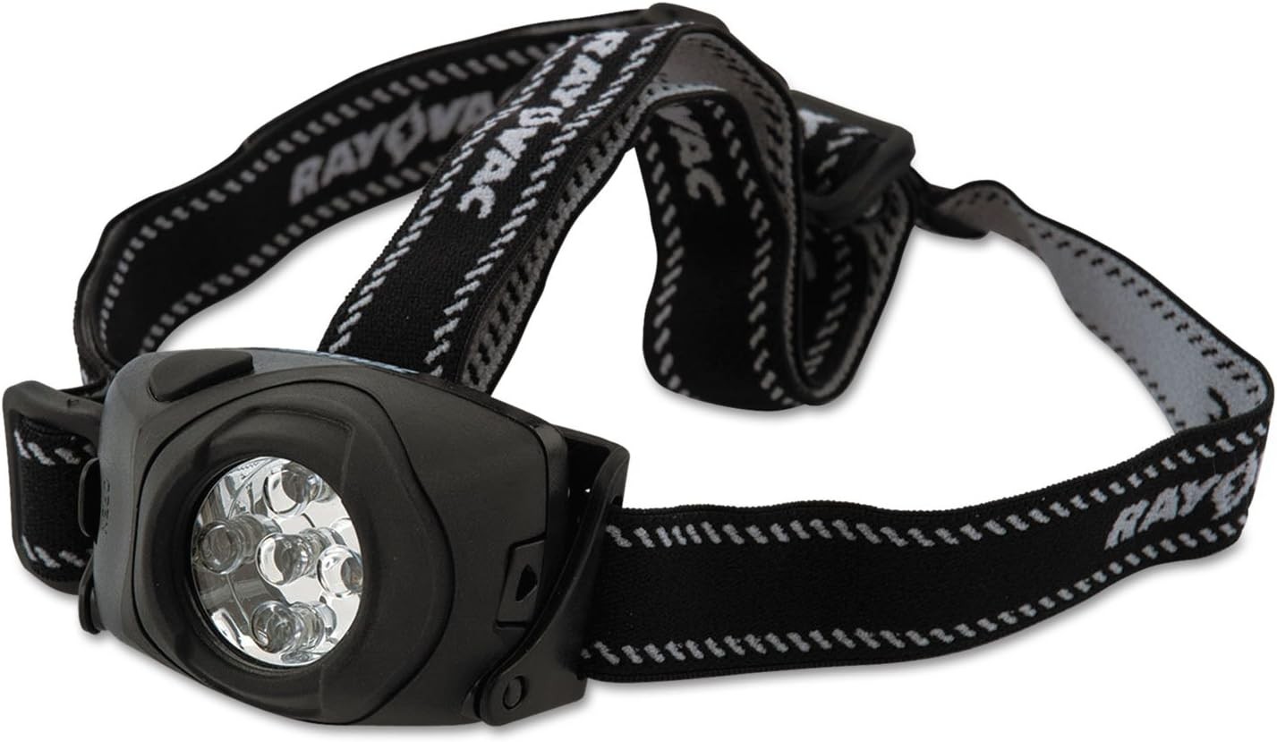 RAYOVAC Virtually Indestructible 35 Lumen 3AAA LED Headlight Head Flashlight