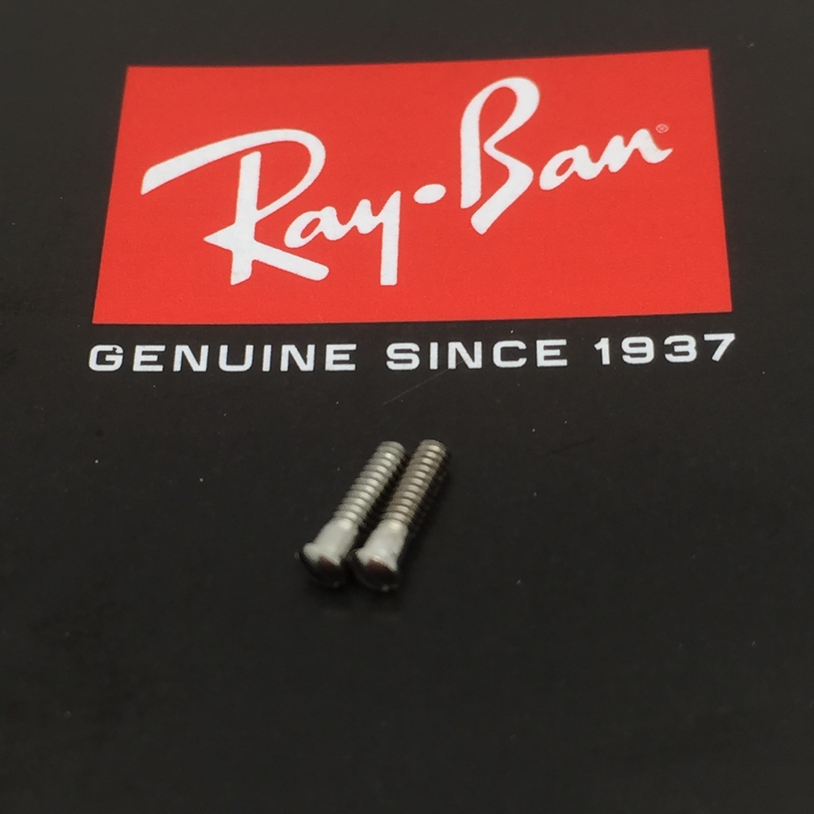 AUTHENTIC REPLACEMENT RAY-BAN RB 4101 TEMPLE/HINGE SCREWS PAIR NEW GENUINE
